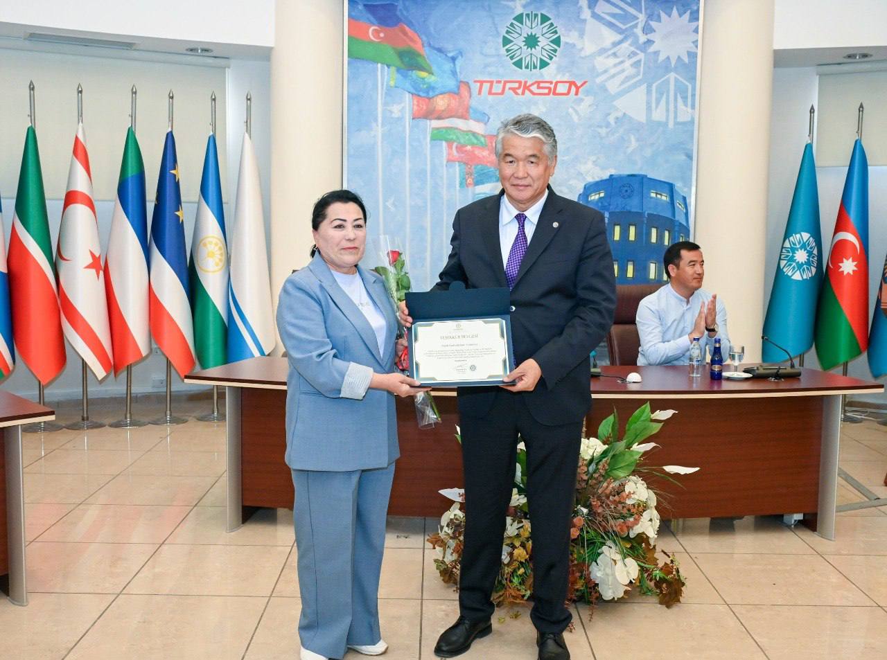 TURKSOY Bosh kotibi Andijondan tashrif buyurgan madaniyat va san’at xodimlarini bayram bilan tabrikladi